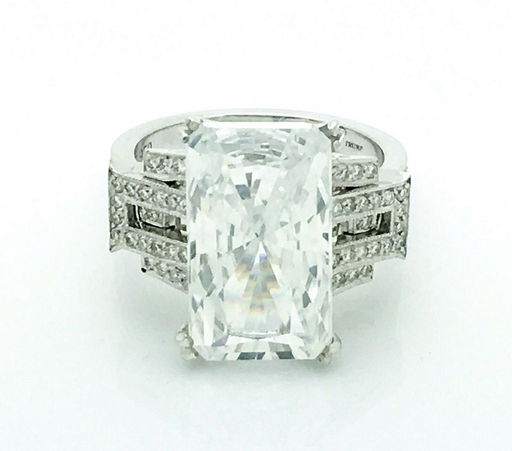 Ivanka Trump Platinum With Diamond Engagement Ring Sep 17 2019