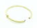 Tiffany & Co. 18k Gold T Diamond Bracelet 6.5" - 6