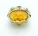 David Yurman 18k Gold Citrine Diamond Garnet Ring Sz - 7