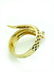 14k Gold Diamond Sapphire Snake Ring Size 8.25 - 6
