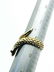 14k Gold Diamond Sapphire Snake Ring Size 8.25 - 7