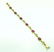 18k Gold 5ct Natural Pink Tourmaline Bracelet 7 " - 6
