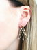 14k Gold 5.00TCW VS/G-H Diamond Earrings 1.5" L - 2