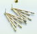 14k Gold 5.00TCW VS/G-H Diamond Earrings 1.5" L - 4