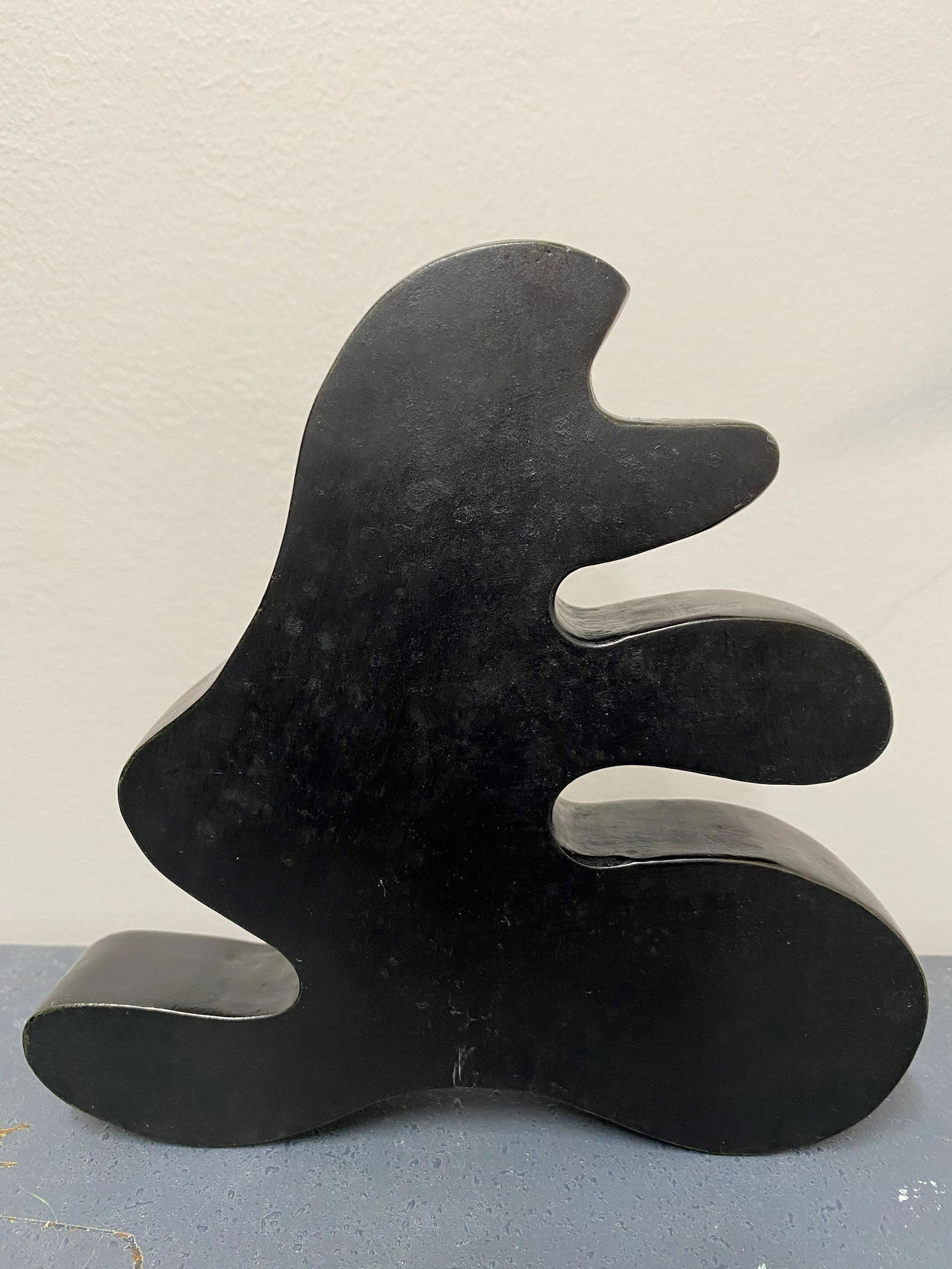 German -French Bronze Sculpture Jean Arp, Abstract: German -- French Bronze Sculpture Jean Arp, abstract figure. Jean Arp ( 1886 -- 1966) German -- French Bronze Abstract Figure Signed Size 6 x 6 x 1-1/8” estate lot does not come with paper work