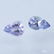 IGI certified Set of 2 - 0.72 ct. Tanzanites TANZANIA