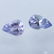 IGI certified Set of 2 - 0.72 ct. Tanzanites TANZANIA - 3