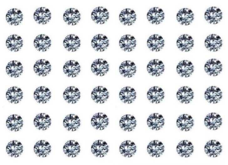 Set of 48 - 0.96ct. Round Brilliant Diamonds Untreated (1 of 1)