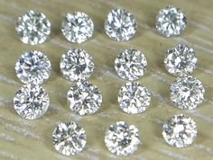 Set of 15 - 1.50 ct. Diamond Lot - H-I / SI-I UNTREATED (1 of 1)