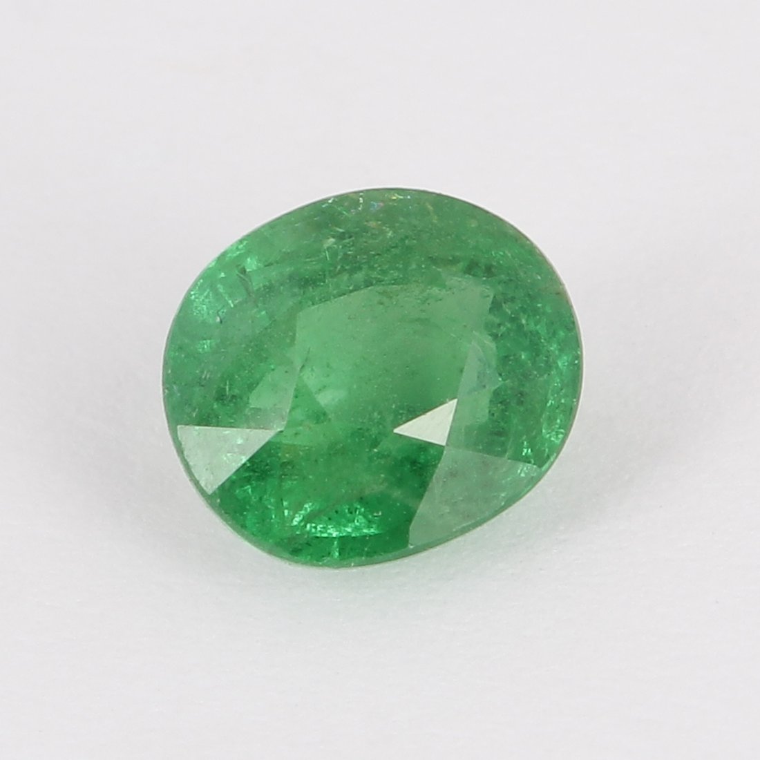 GFCO Cert. 3.04 ct. Untreated Tsavorite Garnet - KENYA: GFCO (SWISS) Certified 3.04 ct. Tsavorite (Grossularite-Garnet) - Untreated KENYA, EAST AFRICA Cut - Oval Brilliant Step Cut Color - Vivid Green Clarity - SI Ct. Weight - 3.04 ct.&nb
