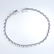 14 K / 585 White Gold " PINK " Diamond Tennis Bracelet - 10