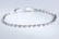 14 K / 585 White Gold " PINK " Diamond Tennis Bracelet - 9