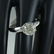 14 K White Gold IGI Certified Solitaire Diamond Ring - 6