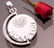 14 K White GoId " I Love you " Pendant & PINK Diamonds - 2