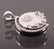 14 K White GoId " I Love you " Pendant & PINK Diamonds - 5