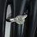 14 K White Gold IGI Certified Solitaire Diamond Ring - 6