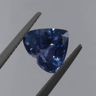 GIA Cert. 3.12 ct. Untreated Blue Sapphire - BURMA: GIA Certified 3.12 ct. Untreated Blue Sapphire - BURMA, MYANMAR &nbsp; Ct. Weight - 3.12 ct. Color - Blue Clarity - VS Cut - Heart Brilliant / Step cut Dimensions - 8.69 x 9.52 x 5.46 mm &