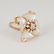 14 K / 585 Rose Gold Diamond & Mother of Pearl Ring - 6