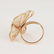 14 K / 585 Rose Gold Diamond & Mother of Pearl Ring - 9