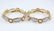 14K Yellow Gold Diamond Bangle (2) with Pearls & Enamel - 10