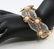 14K Yellow Gold Diamond Bangle (2) with Pearls & Enamel