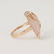 14 K / 585 Rose Gold Diamond & Mother of Pearl Ring - 6
