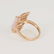 14 K / 585 Rose Gold Diamond & Mother of Pearl Ring - 7