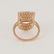 14 K / 585 Rose Gold Diamond & Mother of Pearl Ring - 8