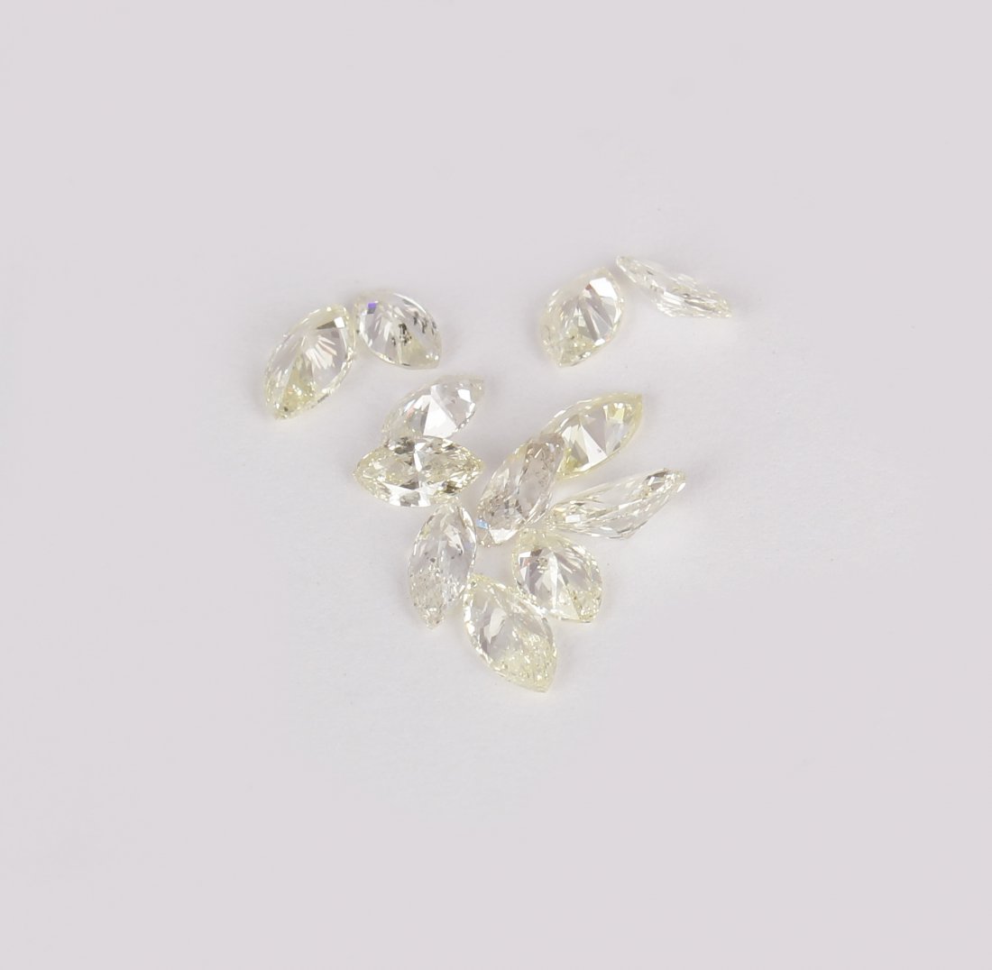 1.52 Ct. Marquise Shape Diamond Lot - K-L - AFRICA (1 of 3)