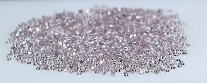 Rare Pink 1.12 ct. Round Brilliant Diamonds UNTREATED (1 of 1)