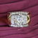 14 K / 585 Yellow Gold Men's Solitaire Diamond Ring