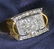 14 K / 585 Yellow Gold Men's Solitaire Diamond Ring - 8