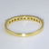 14 K / 585 Yellow Gold Diamond Band Ring - 4