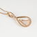 14 K Rose Gold Diamond & Mother of Pearl Pendant Set - 13
