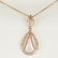 14 K Rose Gold Diamond & Mother of Pearl Pendant Set - 6