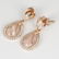 14 K Rose Gold Diamond & Mother of Pearl Pendant Set - 7