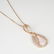 14 K Rose Gold Diamond & Mother of Pearl Pendant Set - 8