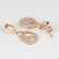 14 K Rose Gold Diamond & Mother of Pearl Pendant Set - 9