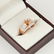 14 K Rose Gold Diamond Ring - Center stone unmounted - 8