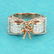 14 K Rose Gold Diamond Ring - Center stone unmounted - 3