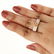 14 K Rose Gold Diamond Ring - Center stone unmounted