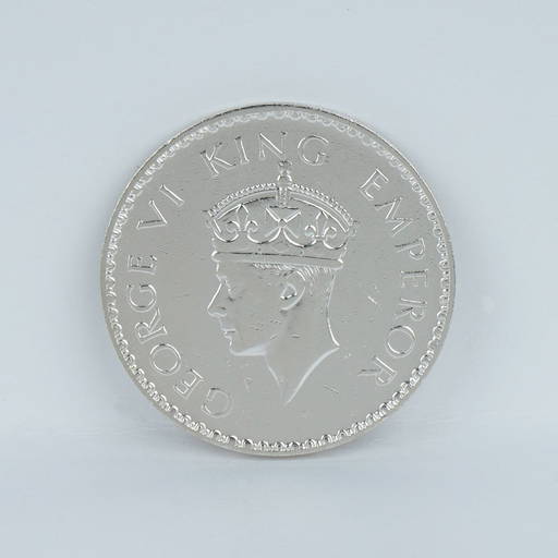 George Vi King Emperor One Rupee Coin 1941 Value 1941 George Vi King Emperor One Rupee Old Silver Coin