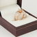 14 K Rose Gold Diamond Ring - Center stone unmounted - 4