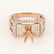 14 K Rose Gold Diamond Ring - Center stone unmounted