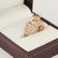 14 K Rose Gold Diamond Ring - Center stone unmounted - 3