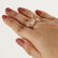 14 K Rose Gold Diamond Ring - Center stone unmounted - 5