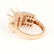14 K Rose Gold Diamond Ring - Center stone unmounted - 10