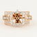14 K Rose Gold Diamond Ring - Center stone unmounted - 3