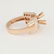 14 K Rose Gold Diamond Ring - Center stone unmounted - 8