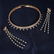 14 K / 585 Rose Gold Diamond Choker Necklace & Earrings - 2